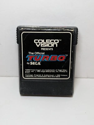 Turbo (ColecoVision, 1981) by Sega Cartridge Only Tested Works - Image 1 of 3