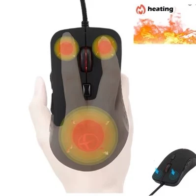 Heated Gaming Mouse by Jomaa | 2400 DPI USB Wired Mouse | Winter Hand Warmer - Image 1 of 4
