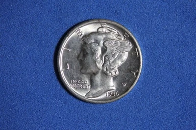 Estate Find 1936 D- Mercury Dime!!  #K57512 - Image 1 of 2