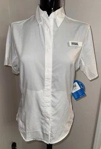 Columbia Women's PFG Tamiami II Vented Snap Button-Up Fishing Shirt White, XS - Picture 1 of 5