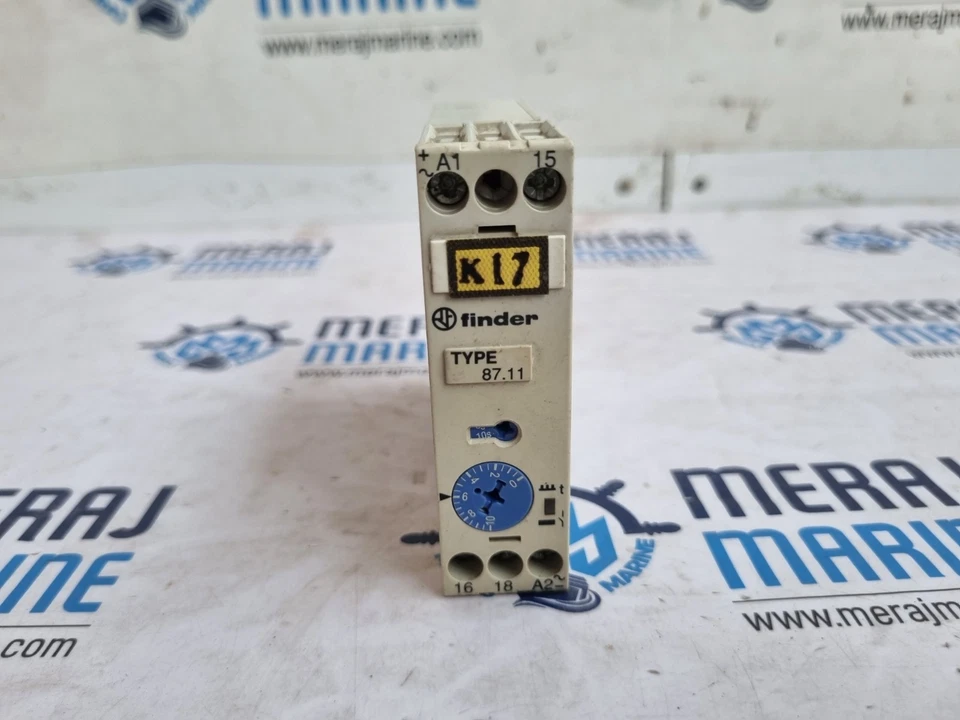 Finder 87.11 Timer 8711 0240 0000 AC 24...240 VAC DC 24...48 VDC 0.05s...60h - Image 1 of 4