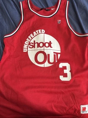 Мужская баскетбольная футболка UNFEATED UNDFTD Shoot Out No3 тренировочная сетка размер большой - Изображение 1 из 2
