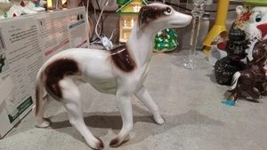 Vintage  Greyhound Dog Figurine 6x6" Nice Mid Century Modern  - Picture 1 of 8