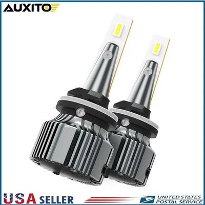 AUXITO 880 LED Fog Driving Light Bulbs 881 899 Xenon White 6000K Super Bright 2x - Image 1 of 4