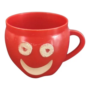 1965 KELLOGG'S Advertising APPLE JACKS Red Breakfast Cereal Cup Mug with Handle - Picture 1 of 4