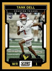 2023 Score #353 Tank Dell Rookie Yellow Rookie TEXANS - Picture 1 of 2
