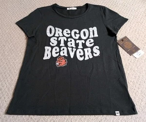 '47 Damen mittelgrau 100 % Baumwolle Kurzarm Oregon State Biber Shirt24 - Bild 1 von 11