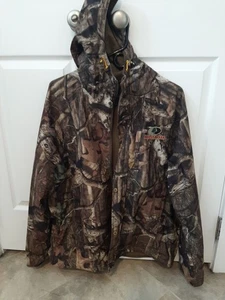 Mossy Oak Camo Hooded Jacket Breakup Infinity L Scent Control Hunting Microban - Picture 1 of 12
