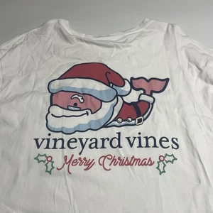 Vineyard Vines Merry Christmas Langarm weiß T-Shirt Herren 2XL - Bild 1 von 10