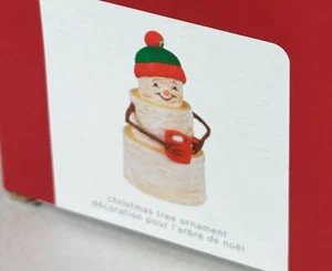 HallmarkKeepsake Christmas Ornament Cozy Birch Snowman 2021 - Picture 1 of 3