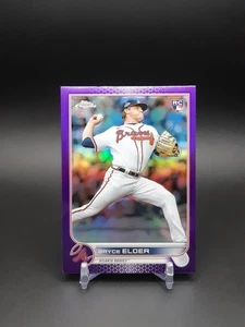 2022 Topps Chrome Update Purple Refractor Bryce Elder #USC37 Rookie RC - Picture 1 of 2