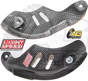 Funda protectora izquierda de fibra de carbono LightSpeed para Kawasaki KX 450F 2009-2012 - Imagen 1 de 1
