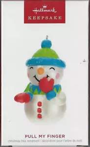 Pull My Finger Hallmark Keepsake 2023 Magic Sound Christmas Tree Ornament - Picture 1 of 2