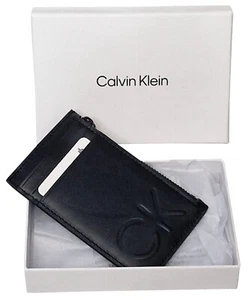 Portacarte CALVIN KLEIN unisex Europa EO/grafica nero classico in scatola prezzo consigliato £50 - Foto 1 di 10
