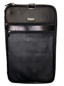 Vintage Polo Ralph Lauren CLASSIC BLACK 22" Carry On Wheels Luggage Suitcase - Picture 1 of 10