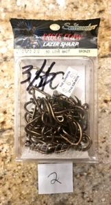 Ganchos Garra de Águila - Lazer Sharp - 3/0 - Ganchos de Cebo Vivo 50 Ct. Ganchos de bronce - Imagen 1 de 1