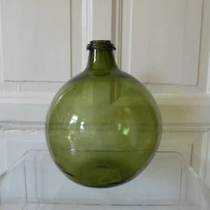 Antiker französischer Wein Ballon Gär Flasche Glas Vase Vintage - Bild 1 von 7