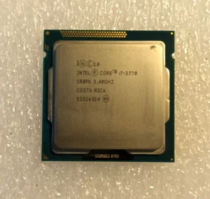 Intel Core i7-3770 3.40GHz Quad Core Processor / CPU Ideal for Gaming PC built - Picture 1 of 2