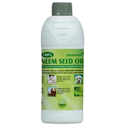 100% Organic Cold Pressed Neem Seed Oil | Multipurpose Neem Oil | Organic Neem - image 1 of 3