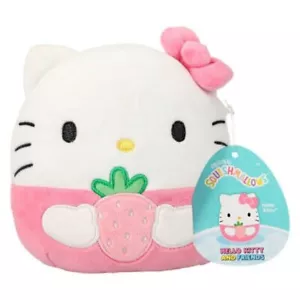Original Squishmallows **HELLO KITTY 2024 STRAWBERRY** 6.5" PLUSH** NWT - Picture 1 of 2