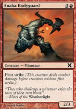 ANABA BODYGUARD FOIL 10th Edition MTG Magic the Gathering Cards DJMagic
