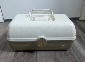 Ulta Beauty Gold Glitzer CABOODLES mit Spiegel Aufbewahrung; nur Koffer Kosmetikkoffer - Bild 1 von 7