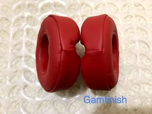 Replacement Dr. Dre Beats Mixr Headphone Red Ear Pads Headphones - Picture 1 of 3