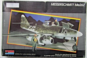 Bausatz Messerschmitt Me 262 von Monogram 5453 + Ätzteile im Maßstab 1:48 - Bild 1 von 4