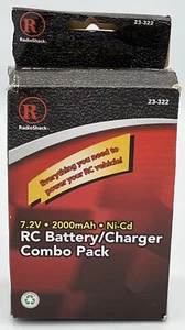 Radio Shack RC batteria/caricabatterie 23-322 7,2 Volt 2000 mAh Ni-Cd NOS non testato - Foto 1 di 5