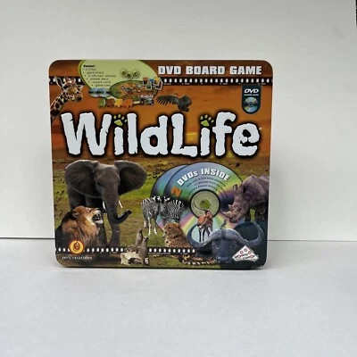 Imagination WildLife DVD Board Game In Tin 2-4 Players Ages 8+ Identity Games - Image 1 of 4