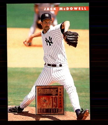 1996 Donruss #418 Jack McDowell New York Yankees - Image 1 of 2