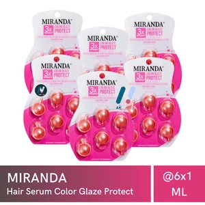 MIRANDA Hair Serum Color Glaze Protect Colored Hair Coconut Oil Nourish Shiny 6X - Picture 1 of 15
