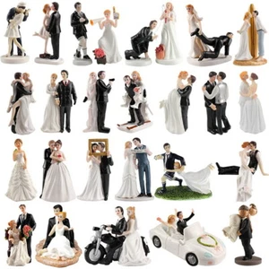 Novia Novio Boda Pastel Toppers Fiesta Decoración Estatuilla Recuerdo - Imagen 1 de 2