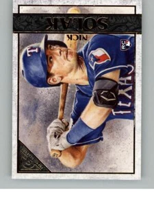 2020 Topps Gallery Nick Solak 31 RC Texas Rangers - Picture 1 of 2