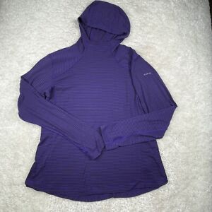 Columbia Hoodie Womens XL Purple Active Pullover Hoody Jacket Lightweight Shirt