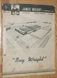 James Wright Catalog London Ontario Metal Steel Industrial Catalogue Guide Rare - Bild 1 von 8