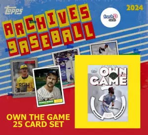 2024 Topps Archives Own The Game Complete Set 25 Cards Judge Elly Ohtani - Picture 1 of 1