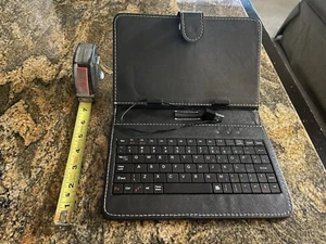 Tastiera USB Deluxe Professionale con Custodia in Pelle Integrata - Portatile - Foto 1 di 7