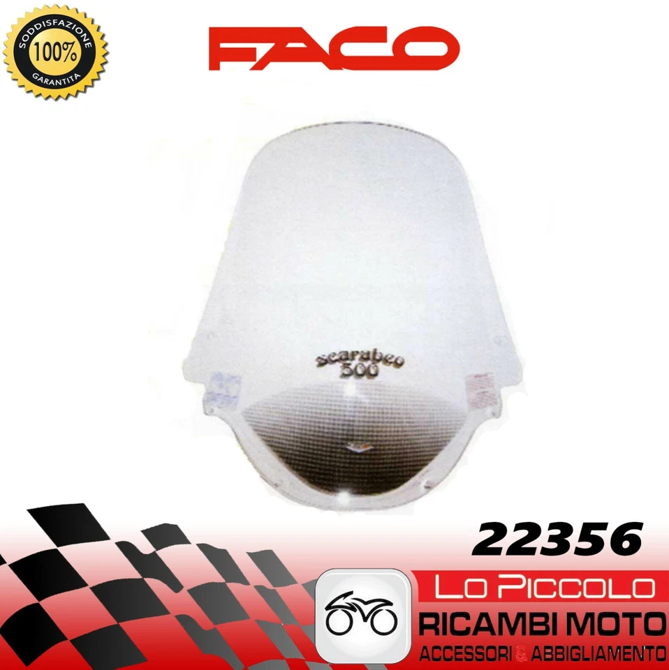 APRILIA SCARABEO 500 GT 2002 2003 FACO PARABREZZA PARAVENTO ALTO INVERNALE - Immagine 1 di 1