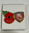 Gloucester Rugby Club 2023 POPPIE REMEMBRANCE ENAMEL PIN BADGE  New On P Card