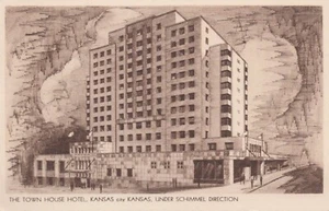 The Townhouse Hotel - Kansas City, Missouri - litografía sin publicar - Imagen 1 de 3