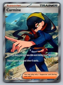 Carmine 204/167 - SV06: Twilight Masquerade Full Art Ultra Rare NM - Picture 1 of 2