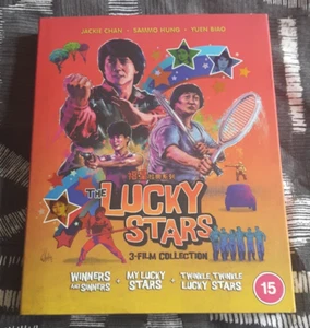 Jackie Chan, Sammo Hung - Lucky Stars 3 Film Blu-Ray (Slip & Booklet) Eureka - Foto 1 di 6