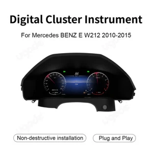 12.3" LCD Digital Instrument Cluster For Mercedes Benz E Class W212 Speedometer - Picture 1 of 7