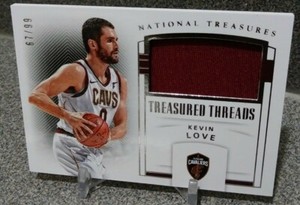 2017-18 National Treasures Treasured Threads 🔥Kevin Love🔥 67/99 #TTH-23