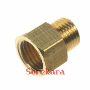 LOTTO 2 raccordi boccola riduttore ottone maschio M12x1,5mm femmina a 1/4" BSP maschio - Foto 1 di 1