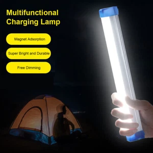 30/60W LED Portable USB Rechargeable Work Light Tube Outdoor Camping Hiking Lamp - Imagen 1 de 14