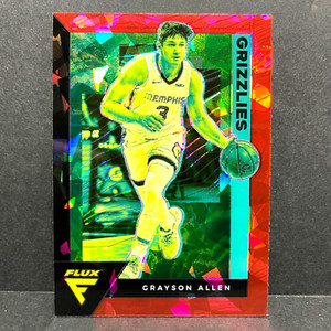 2020-21 FLUX BASKETBALL RED CRACKED ICE PRIZM - GRAYSON ALLEN 90