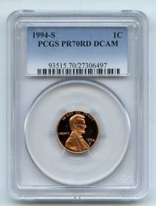 1994 S 1C Lincoln Cent Proof PCGS PR70DCAM - Picture 1 of 1