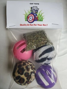 Cat Toys Mouse Catnip Assorted 5 Pack NEW  - Picture 1 of 2